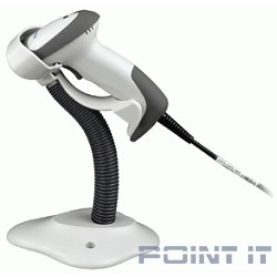 Mindeo MD2230AT+ белый {Сканер ШК (ручной, лазерный, 3mil, белый)  подставка, USB}