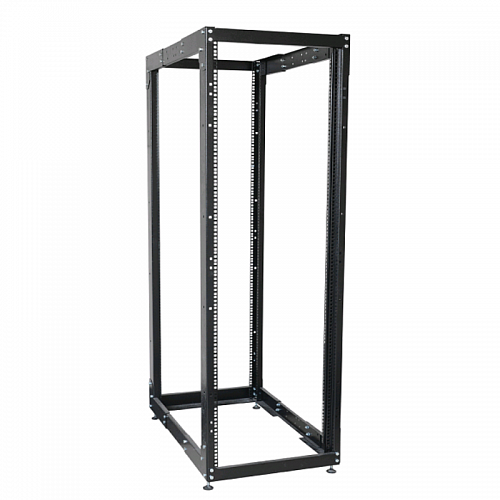 ITK 19 двухрамная стойка, 42U, 600x800 мм, черная