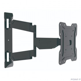 Wize [WA43] для дисплеев 17-43&quot;, VESA 75x75, 100x100, 200x200 мм., макс. нагрузка 35 кг, расстояние от стены 36-478 мм., наклон -3°/+12°, поворот -90°/+90°,выравнивание +/-3°, черн.