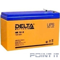 Delta HR 12-9 (9 А\ч, 12В) свинцово- кислотный  аккумулятор