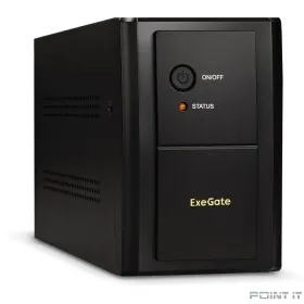 Exegate EP285491RUS ИБП ExeGate SpecialPro UNB-1200.LED.AVR.EURO.RJ &lt;1200VA/750W, LED, AVR, 4 евророзетки, RJ45/11, Black&gt;