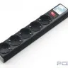 PowerCube Фильтр-удлинитель (SPG5-В2) 1,9 м д/подкл. к UPS (C14), 5 розеток (черный) 10А/2,2кВт