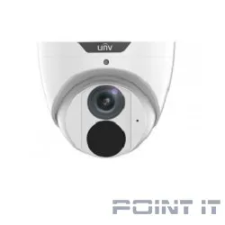 Uniview IPC3612SB-ADF28KM-I0-RU Видеокамера IP купольная, 1/2.8&quot; 2 Мп КМОП @ 30 к/с, ИК-подсветка до 30м., LightHunter 0.001 Лк @F1.6, объектив 2.8 мм, WDR, 2D/3D DNR, Ultra 265, H.265, H.264, MJPEG, 