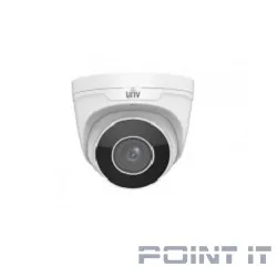 Uniview IPC3632LB-ADZK-G-RU Видеокамера IP купольная антивандальная, 1/2.7&quot; 2 Мп КМОП @ 30 к/с, ИК-подсветка до 40м., 0.005 Лк @F1.6, объектив 2.8-12.0 мм моторизованный с автофокусировкой, WDR, 2D/3D
