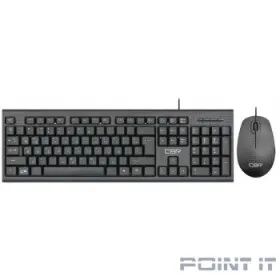 CBR KB SET 711 Carbon, Комплект (клавиатура + мышь) проводной, USB, поверхность &quot;под карбон&quot;, длина кабеля 1,8 м; клавиатура: полноразмерная, 104 кл.; мышь: оптич., 1200 dpi, 3 кн. и колесо прокрутки