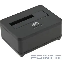 AgeStar 3UBT7 (BLACK) Докстанция 2,5&quot;/3,5&quot; SATAIII AgeStar 3UBT7 (BLACK) USB 3.0, пластик, черная