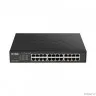 D-Link DGS-1100-24PV2/A3A Настраиваемый L2 коммутатор c 24 портами 10/100/1000Base-T (12 портов РоЕ 802.3af/at, PoE-бюджет 100 Вт)