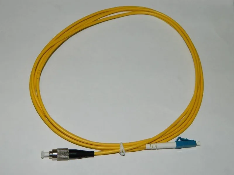 Патч-корд оптический переходной LC-FC/UPC SM Simplex 3.0мм 9/125, 2м Netko