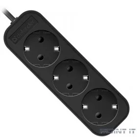 Defender Удлинитель M350 5.0 м, 3 розетки [99323], с заземлением