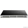 D-Link DGS-1510-52XMP/A1A PROJ Настраиваемый L2+ стекируемый коммутатор с 48 портами 10/100/1000Base-T и 4 портами 10GBase-X SFP+ (48 портов PoE 802.3af/at, PoE-бюджет 370 Вт; 740 Вт с DPS-700)