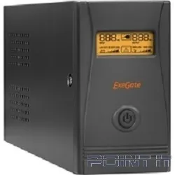 Exegate EP285476RUS ИБП ExeGate Power Smart ULB-850.LCD.AVR.C13.RJ.USB &lt;850VA/480W, LCD, AVR, 4*IEC-C13, RJ45/11, USB, Black&gt;