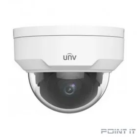 Uniview IPC3F15P-RU3 Видеокамера IP Купольная антивандальная: фикс. объектив 2.8мм, 5MP, ИК-подсветка до 30м, DWDR, Ultra 265/H.265/H.264/MJPEG, 0.01 Лк @F2.0, 2 потока, детекция движения, PoE, IP67, 