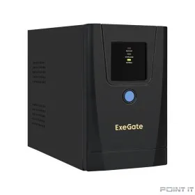 Exegate EX292777RUS ИБП ExeGate SpecialPro UNB-900.LED.AVR.1SH.2C13 &lt;900VA/500W, LED, AVR,1*Schuko+2*C13, металлический корпус, Black&gt;