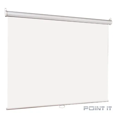 Lumien Eco Picture [LEP-100106] Настенный экран 127х127см (рабочая область 121х121 см) Matte White восьмигранный корпус, возможность потолочн./настенного крепления, уровень в комплекте, 1:1 (треуголь