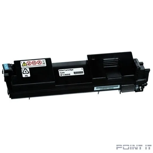 Ricoh 408185 Принт-картридж SP C360HE голубой {SP C360DNw/SP C360SNw/SP C360SFNw/SP C361SFNw, (6000 страниц)}