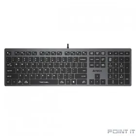 Клавиатура A4Tech Fstyler FX50 серый USB slim Multimedia (FX50 GREY) [FX50 GREY]
