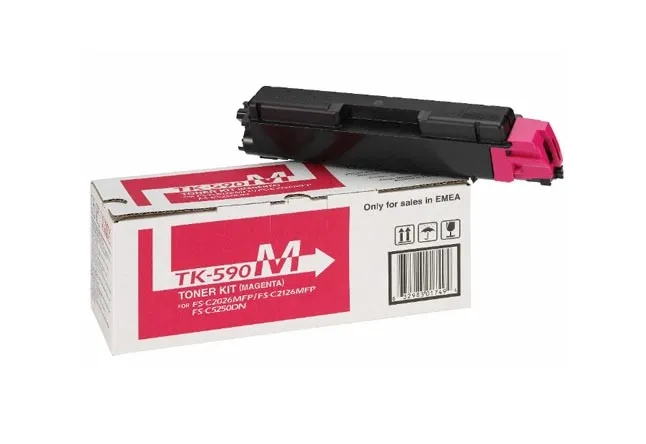 Картридж TK-590M Kyocera FS-C2026MFP/C2126MFP/C5250/ECOSYS M6026CDN, 5К (O) малиновый 1T02
