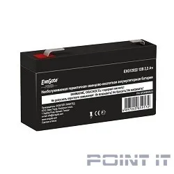 Exegate EP249950RUS Аккумуляторная батарея Exegate Power EXG12022, 12В 2.2Ач, клеммы F1