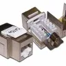 Модуль Keystone экранированный, RJ-45, cat.6, 180°, под инструмент, металлик, для патч-панели