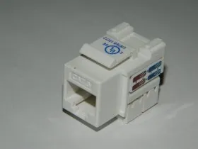 Модуль Keystone неэкранированный, RJ-45, cat.6, 90°, 110/Krone тип, под инструмент, KE, белый, Netko СКС