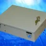 Корпус кросса оптического настенного КОН-8 FC Simplex, ложементдля КДЗС, с замком, металлический, (62*250*190мм), U-тип