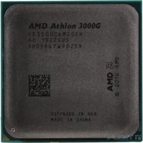 CPU AMD Athlon 3000G OEM  (YD3000C6M2OFH) {3.5GHz, 5MB, 35W, AM4, with Radeon Vega 3 Graphics}