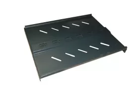 Полка для шкафа глубиной 600 (472x350), черная, 100 кг