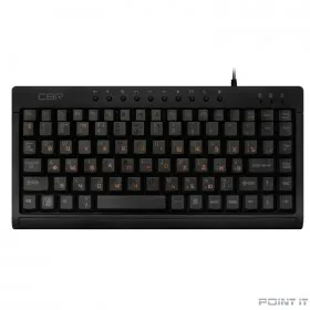 CBR KB 175 Black USB, Клавиатура проводная, мини 