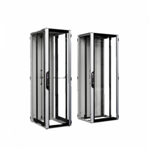 VX IT Шкаф 600x1200x600 24U standard обзорная и глухая двери 19 спереди