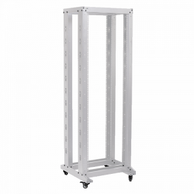  					ITK 19 двухрамная стойка, 42U, 600x600, на роликах, серая				 