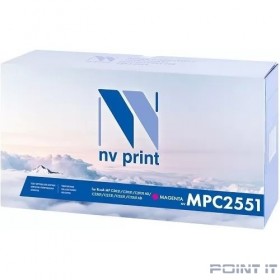 Тонер-картридж NVP совместимый NV-MP C2551 Magenta для Ricoh Aficio MP C2031/ C2051/ C2051AD/ C2501/ C2531/ C2551/ C2551AD (9500k)