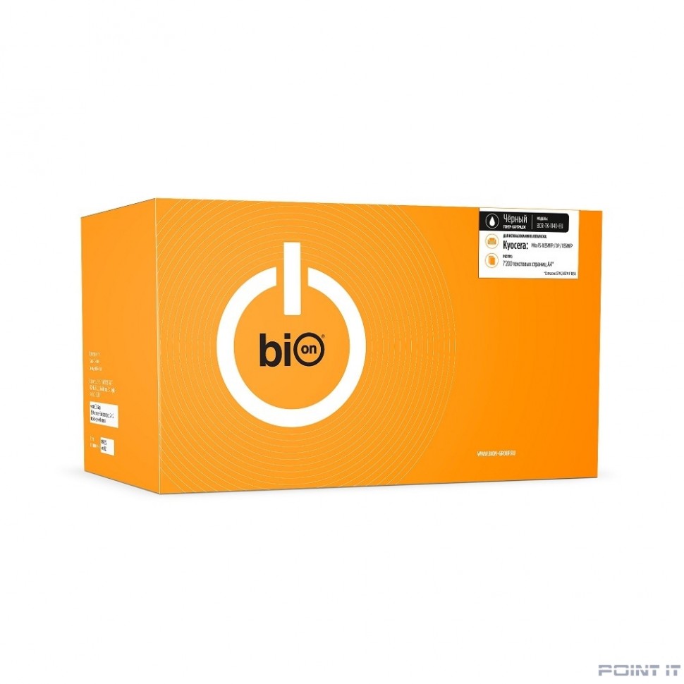 Bion TK-1140-EU Картридж для Kyocera FS-1035MFP/DP/1135MFP/1030, ECOSYS M2035dn/M2535DN (7200 стр.), Черный