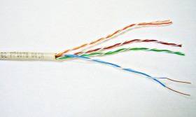 Кабель LC UTP4 cat.5е, одножильный / 305м / Cu / Проходит Fluke тест (Серия U8)