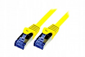 Патч-корд Netko СКС UTP4 cat.6a, 2.0м, литой коннектор, желтый РАСПРОДАЖА