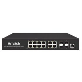 AN-SGM10P8M - 12-портовый гигабитный управляемый L2 коммутатор с PoE до 150Вт