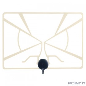 Perfeo ТВ антенна &quot;RADAR&quot;, активная, встр. усилитель, питание от ресивера 5V, DVB-T2 [PF_A4213]
