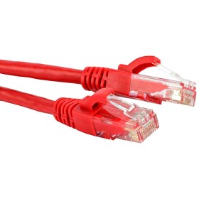 Патч-корд Netko СКС UTP4 cat.6a, 2.0м, литой коннектор, красный