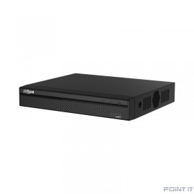 DAHUA DHI-NVR1104HS-P-S3/H 4-канальный IP-видеорегистратор 4K и H.265+, входящий поток до 80Мбит/с, 1 SATA III до 8Тбайт