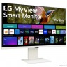 Монитор LCD LG 31.5" 32SR83U-W Smart Monitor {IPS 3840x2160 60Hz 400cd 16:9 5ms 178/178 2x5W USB-C 2xHDMI USB VESA HAS, webOS}