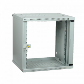  					ITK Шкаф LINEA WE 9U 600x450мм дверь стекло серый				 