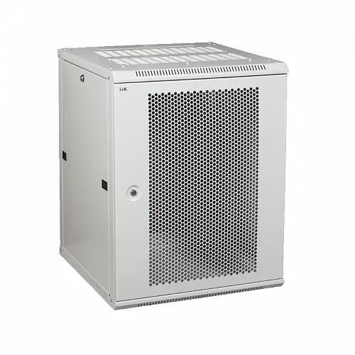 ITK Шкаф LINEA W 12U 600x450 мм дверь перфорированная, RAL7035
