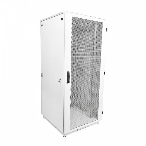 Шкаф телекоммуникационный напольный 38U (600x600) дверь перфорированная