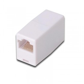 Соединительный модуль RJ-12(6p6c) на RJ12 / белый, Netko