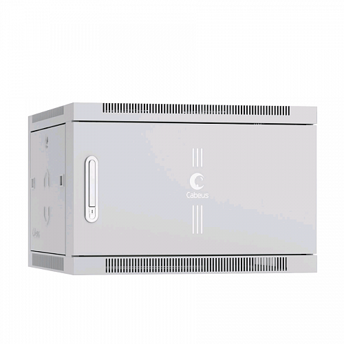 Шкаф телекоммуникационный настенный 19 6U 600x600x368mm (ШхГхВ) дверь металл