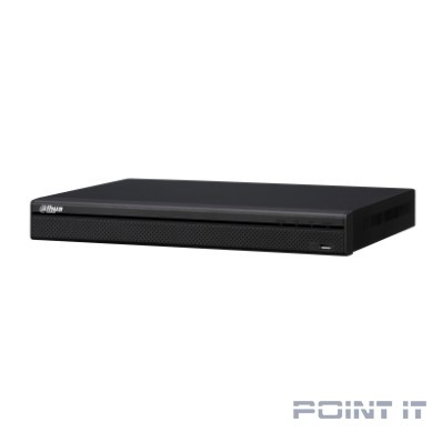 DAHUA DHI-NVR4208-4KS2/L 8-канальный IP-видеорегистратор 4K и H.265+, входящий поток до 128Мбит/с, 2 SATA III до 8Тбайт