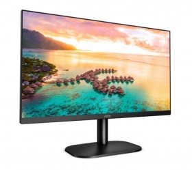 Монитор AOC 23.8&quot; 24B2XH Black, 16:9, IPS, 1920x1080, 7ms, 250cd, 75Hz, 1xVGA, 1xHDMI, SPK