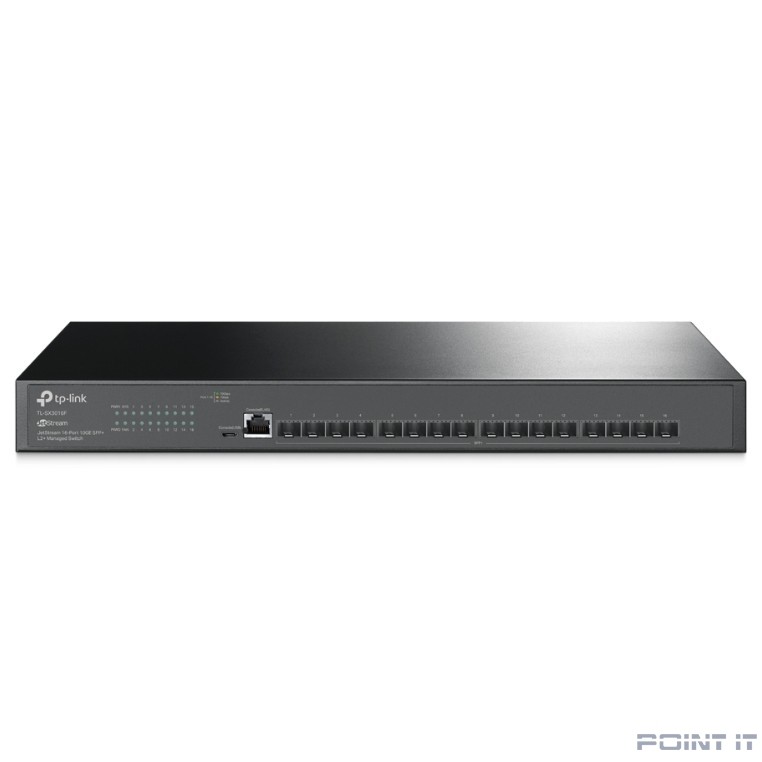 TP-Link SX3016F Управляемый коммутатор JetStream уровня 2+ с 16 портами SFP+