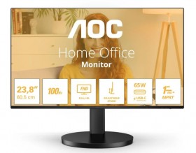 Монитор AOC 23,8&quot; 24B3CF2 Black, 16:9, IPS, 1920x1080, 4ms, 250cd, 100Hz, 1xHDMI, 2xUSB, 1xUSB-C, SPK, HAS