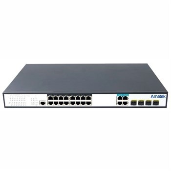 AN-SGM20P16A - 20-портовый гигабитный управляемый L2+ коммутатор с PoE до 300Вт