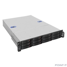 Exegate EX293403RUS Серверный корпус ExeGate Pro 2U660-HS12 &lt;RM 19&quot;, высота 2U, глубина 660, БП 2U-500ADS, 12xHotSwap&gt;